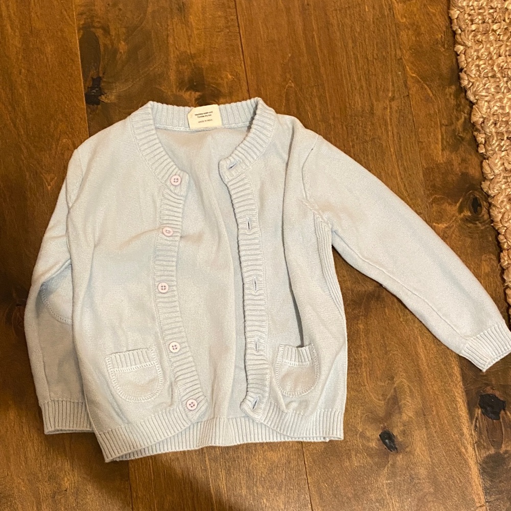 Light Blue Kids Cardigan Viverano